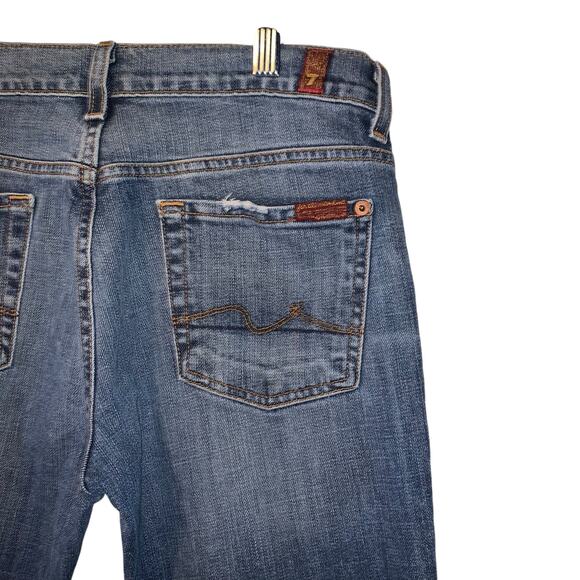 7 for All Mankind Boycut Jean sz 28 - Picture 7 of 11